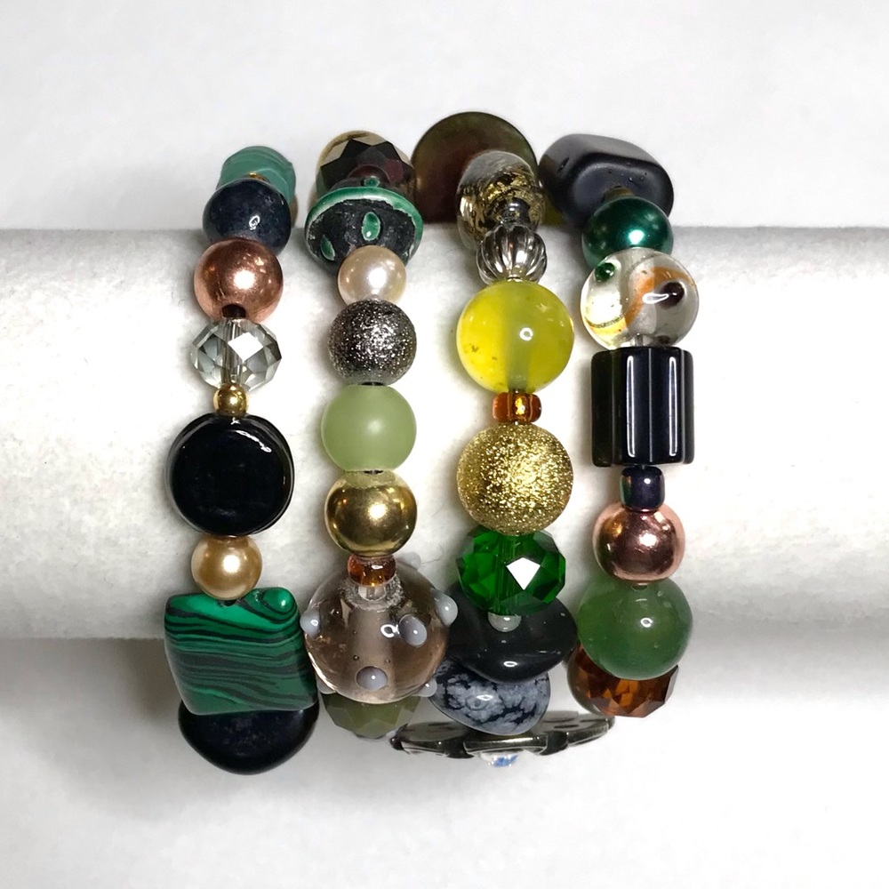 Handmade Bracelet with Vintage and Modern Elements (NB69-6H) New Without Tags - Picture 5 of 9